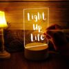 Reydiance™ Rewriteable LED Noteboard Night Light