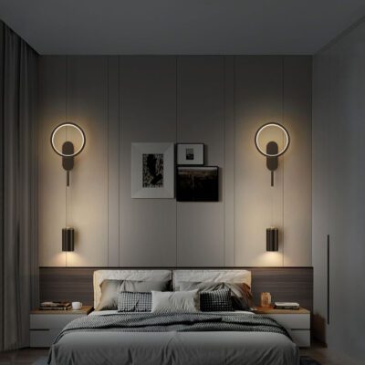 lamps-bedside Reydiance™ Nordic Wall Pendant LED Lamp | Modern Minimalist Bedside Light