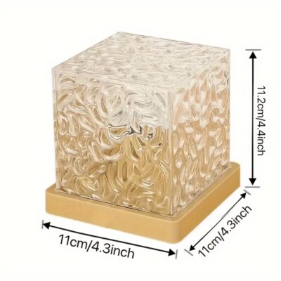 Crystal Cube Lamp Bedroom