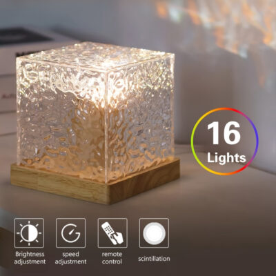 Crystal Cube Lamp Lifestyle