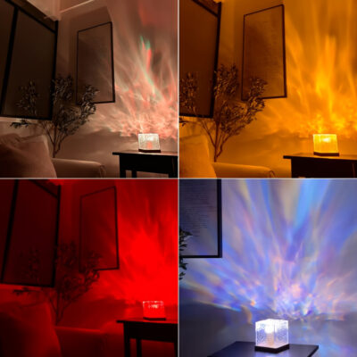 Crystal Cube Lamp Package